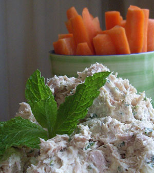 Tuna Dip with Carrots